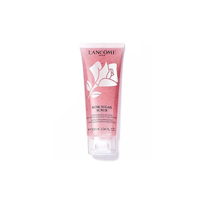 Exfoliante de azúcar de rosas Lancôme Confort.